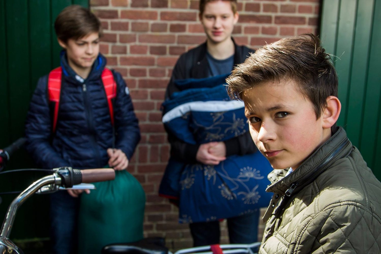 Op de set van Als..., geluid en regie