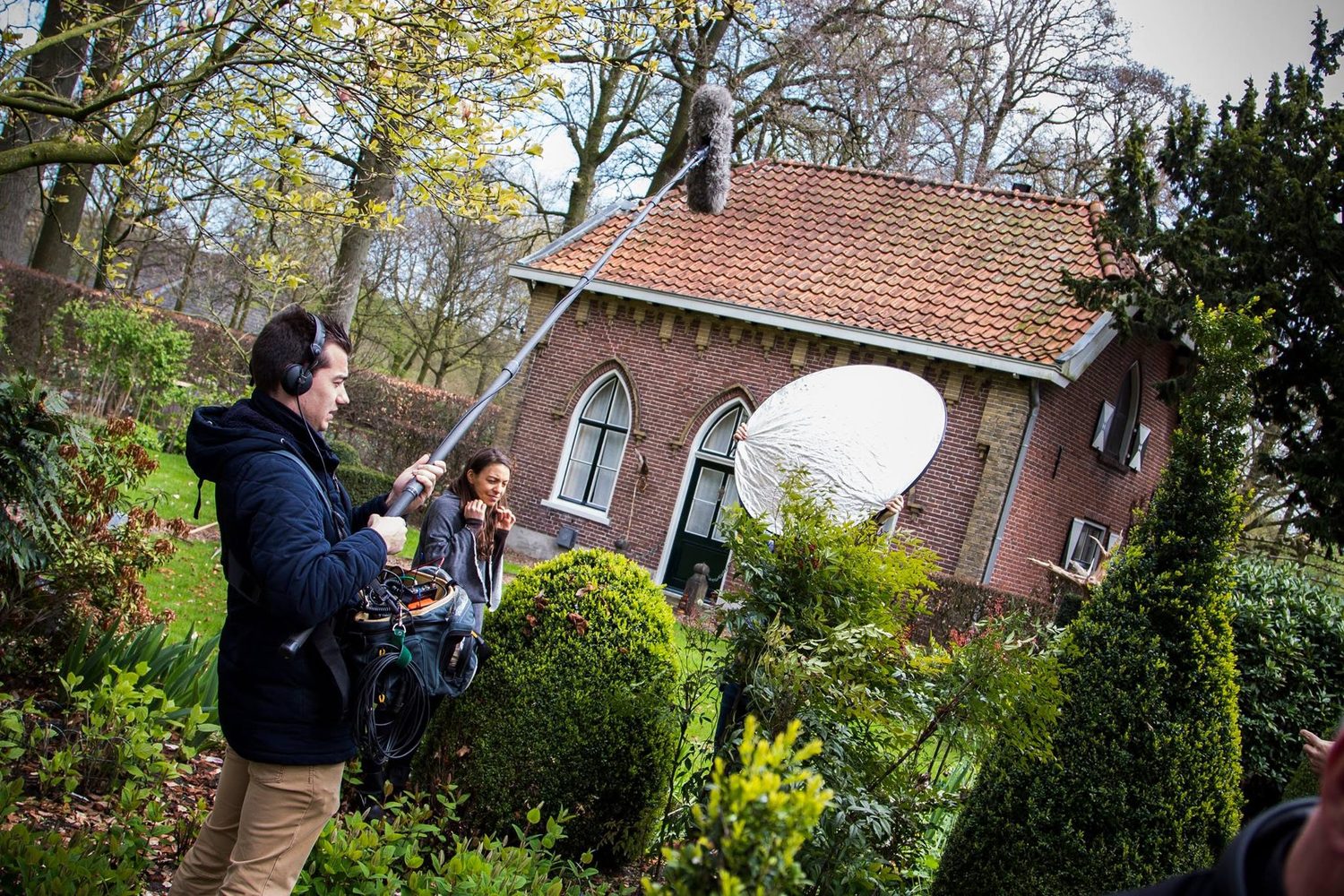 Op de set van Als..., cast en crew