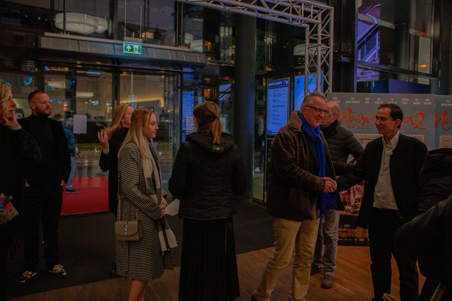 Premiere De Val, ontvangst in de foyer